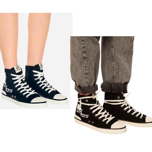 isabel marant canvas sneakers